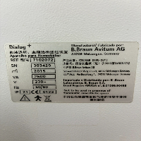 Bbraun Dialog+ Evo - Dialysis image 3